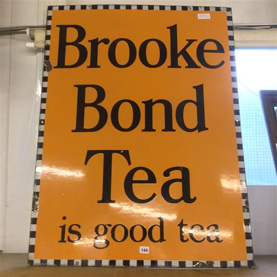 Brooke Bond tea enamel sign